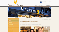 Desktop Screenshot of bio-becker.de