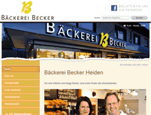 Tablet Screenshot of bio-becker.de